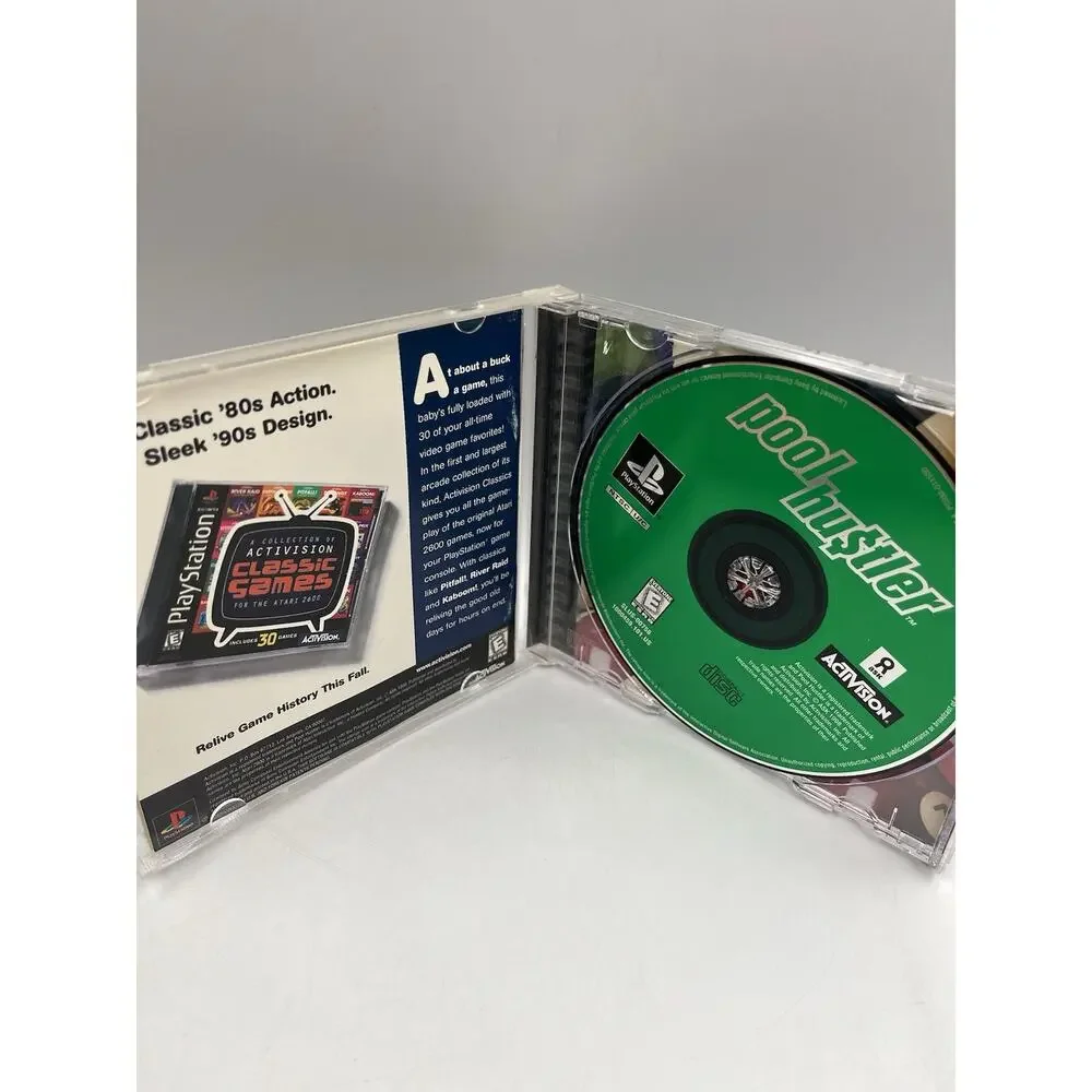 Pool Hustler PlayStation 1 PS1 Complete In Box CIB